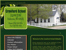 Tablet Screenshot of crawfordschool.com